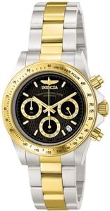 Invicta Speedway 9211 Men's Quartz Watch - 39 mm, Gold, Stainless Steel, 9224