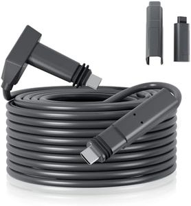 BarBaren Starlink Gen 2 Cable 300 FT, Starlink Replacement Extension Cable for for Starlink Actuated Dish Satellite V2 Starlink Accessories with End Caps Waterproof, Gray (300 FT/91 M)