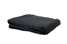 Mytee Products Large Sound Blanket 96" x 80" - Black Sound Dampening Blanket - Durable Woven Cotton/Polyester Blend Material - 12 lbs per Blanket, Machine Washable - Absorb Sound in Studios, Basements