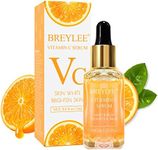 BREYLEE Vitamin C Serum for Face & Eye (o.6 oz) for Brightening Skin,Dark Spot Remover,Reduce Wrinkle,Anti Aging Serum,Moisturizer Brightening Serum with Hyaluronic Acid,Vitamin E,Retinol,Nicotinamide