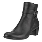 ECCO Women's Dress Classic 35mm Buckle Ankle Boot, Black/Black, 10-10.5