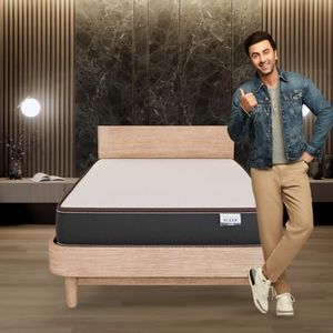 Nilkamal SLEEP Lite Dual Comfort Mattress, Soft and Firm Sides to Provide Plush Feel on one Side and Support on Other, Superior PU Foam Mattress (78X36X5, Single)
