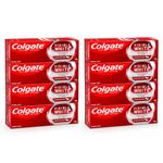 Colgate Visible White Toothpaste 400g (Combo Pack of 8 x 100g) Teeth Whitening Starts in 1 week, Safe on Enamel, Stain Removal and Minty Flavour for Fresh Breath.