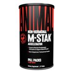 NutritionArena Universal Nutrition Animal M-Stak Non-Hormonal All Natural Anabolic Gainer Supplement, 21 Count