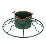 Yard Butler Santa's Helper Easy Fill - Easy to Use & Assemble Christmas Tree Stand - Durable & Sturdy Stand Made with Anti-Rust Steel - Beautiful Addition to Holiday Decor - 6' to 11' Trees - Green