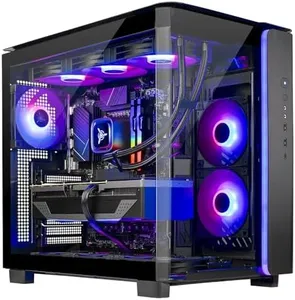 Skytech King 95 Gaming PC Desktop, Intel i7 14700F 2.1 GHz (5.3GHz Turbo), NVIDIA RTX 5070 Ti 16GB, 2TB Gen4 NVMe SSD, 32GB DDR5 RAM 6000 RGB, 850W Gold ATX 3 PSU, 360mm ARGB AIO, Wi-Fi, Win 11