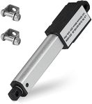 DC HOUSE Mini Electric Linear Actuator Stroke 2"–Force 4.5 lbs–12V | High-Speed 1.97"/sec–Weight 0.15KG Ideal for Intelligent Range Hood, Fan Blades, Cabinets, Window Opener, Robotics, Home Automation