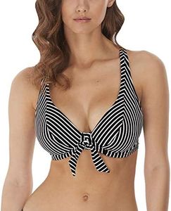 Freya Top de natación AS6790 para mujer con aros de la cabaña de playa - negro - 75D (Talla del fabricante: 34D)
