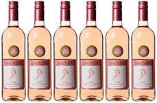 Barefoot Cellars Pink Pinot Grigio California Rose Wine, 75 cl, Case of 6