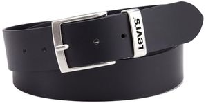 Levi's Men's New Ashland Belt, Black (Noir Regular Black) 90