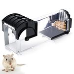 Humane Mouse Trap,Reusable Live Mice Trap for Indoor Outdoor Use,Kids/Pets Safe