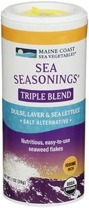 Maine Coast Organic Seasoning Triple Blend Dulse Laver Sea Lettuce, 1 OZ