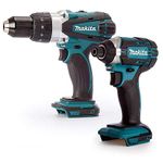 Makita DTD152Z 18v Impact Driver with Makita DHP458Z Combi Drill Twin Pack