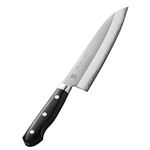 Yasuda Kotetsu Seki Flanged Santoku Knife (180 mm, Silver)