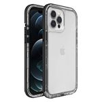 LifeProof for Apple iPhone 12 Pro Max, Slim DropProof, DustProof and SnowProof Case, Next Series, clear/black