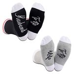 Husband To Be Wife To Be Socks for The New Weds Bride and Groom Couple Gift Engagement Gift for Fiance Fiancee (HUSBAND/WIFE TO BE CA)