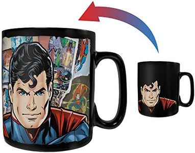 Superman - Papercut - DC Comics - Morphing Mugs Heat Sensitive Clue Mug - Full Image Revealed When HOT Liquid is Added - 16oz Large Drinkware