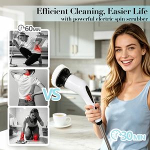 Airlovers Electric Spin Scrubber – Cordless Power Cleaning Brush