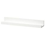 Ikea Fibreboard Brass Picture Ledge (White, 55 cm, 21 Inch).