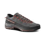 La Sportiva Mens TX4 EVO Leather Technical Approach/Hiking Shoes, Carbon/Cherry Tomato, 9.5