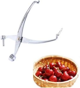 Single Handed Cherry and Olive Pitter – Spring Loaded, Ergonomic Design for Easy Use, Durable & Efficient Tool for Cherries, Olives, and Stone Fruits