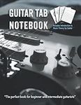 Guitar TAB Book: Includes introduction to music theory for guitar with explanations, diagrams, chord charts and TAB notation guide with 112 blank tablature manuscript & chord box pages, ideal for beginner or intermediate acoustic & electric guitarists.