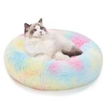 ZEXSAZONE Cozy Comfortable Dog Bed Washable and Soft Mattress of Dog Bed for All Seasons Summer Winter pet Bed, Faux Fur, Small