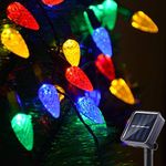 Solar Christmas Lights Outdoor C6 S