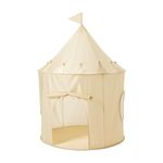 3 Sprouts Kids Play Tent with Eco-Friendly Recycled Fabric - Fun and Spacious Playhouse for Indoor Games for Toddlers and Children Ages 3-10 - Durable Fort House for Boys and Girls - Beige