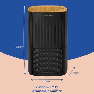 Russell Hobbs Air Purifier – Black, HEPA Filter