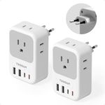 TESSAN European Travel Plug Adapter
