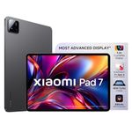 Xiaomi Pad 7 |Qualcomm Snapdragon 7+ Gen 3 |28.35cm(11.16") Display |12GB, 256GB |3.2K CrystalRes Display |HyperOS 2 |68 Billion+ Colours |Dolby Vision Atmos |Quad Speakers |Wi-Fi 6e |Graphite Grey
