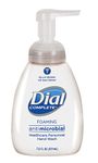 Dial Complete 724692 Healthcare Antimicrobial Foaming Hand Soap with Tabletop Pump 7.5oz Bottle (Pack of 12)