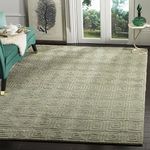 Safavieh Tibetan Collection TB108A Hand-Knotted Celadon and Green Wool Area Rug (4' x 6')