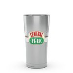 Tervis Warner Bros Friends Central Perk Stainless Steel Insulated Tumbler with Clear and Black Hammer Lid, 20 oz