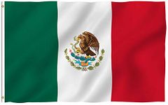 ANLEY Fly Breeze 3x5 Foot Mexico Flag - Vivid Color and UV Fade Resistant - Canvas Header and Double Stitched - Mexican MX National Flags Polyester with Brass Grommets 3 X 5 Ft