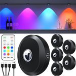 WILLED Rechargeable RGB Puck Lights