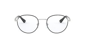 Ray-Ban Men's 0PO2460V Optical Frames, Grey (Silver/Black), 50.0