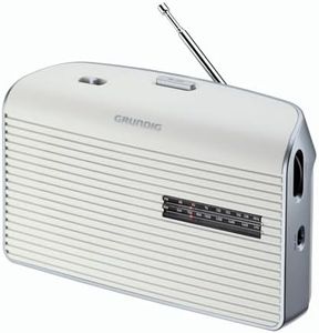 Grundig Music 7000X Dab+, pour Les déplacements ou la Maison, Radio Portable, FM, Grand écran, Facile à Utiliser, mémorisation des Stations, Radio-réveil, Snooze, Noir/Perle