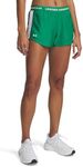 Under Armour Women's Standard Tech Play Up Shorts, Team Kelly Green/Black/White