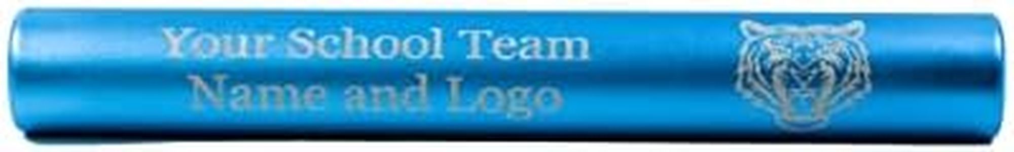 Custom Blue Aluminum Track and Field Relay Baton Personalized Gift For Him, For Her, For Boys, For Girls, For Husband, For Wife, For Them, For Men, For Women, For Kid- Your Team Name and Logo Engraved