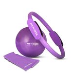 FIT-FATH - Pilates ring, Pilates circle, yoga accessory, gymnastic ball, resistance band, elastic strength, fitness, sports, bodybuilding, meditation, good health, pelvic muscle, perineum