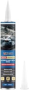 VGS79A Auto Body Sealer 10.5 fl oz Black High Strength Polyurethane Sealant Windshield Adhesive, Professional Urethane Automotive Sealant for Windshield, Sunroof, Metal Panel Gap
