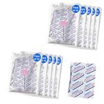 100cc (10 Individual Pack of 10 Packets, Total 100 Packets) Oxygen Absorbers for Food Storage, Food Grade Oxygen Absorbers Packets for Food (100CC(100-Pack))