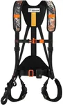 Kalkal Tree Stand Harness, Hunter Safety System Harness with Whistle Aid, Adjustable Lightweight Hunting Harness for Hunting M/L/XL