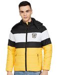 The Indian Garage Co Men's Slim Fit Jacket (0521-JKT-15-01_Yellow 2XL)