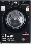 LG 12 Kg, 5 Star, AI Direct Drive Technology, Wi-Fi, Steam Fully Automatic Front-Loading Washing Machine (FHP1412Z3O, Intelligent & Convenient Fabric Care, Allergy Care, In-Built Heater, Onyx Black)