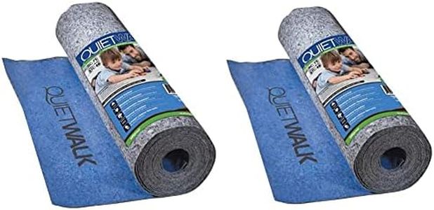 QuietWalk Laminate and Floating Wood Flooring Underlayment Bundle with Attached Vapor Barrier (360 sq. ft + 100 sq. ft) | Sound Reduction, Compression Resistant, Moisture Protection