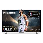 Hisense 55U78KM- 55" Mini-LED 4K ULED 144 Hz Google TV with Quantum Dot Technology Hi-View Engine, Dolby Vision Atmos, IMAX Enhanced Smart TV with HDR10, HDRI0+, HLG, (Canada Model) 2023