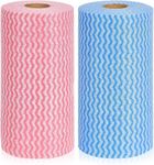 HOUSELY Kitchen Towel Roll Pack of 1 Kitchen Tissue Roll for Cleaning Reusable Kitchen Towel Roll Soft and Highly Absorbent Kitchen Cleaning Cloth NonWoven Multipurpose (80 Pulls Per Roll, 80 Sheets)